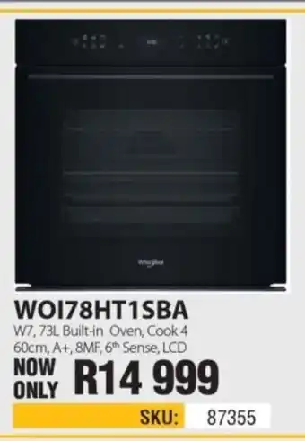 Hirsch's Whirlpool Built-in Oven offer