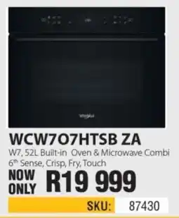 Hirsch's Whirlpool Built-in Oven & Microwave Combi offer