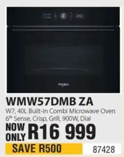 Hirsch's Whirlpool Built-in Combi Microwave Oven offer
