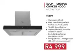 Hirsch's AEG 60cm T-shaped cooker hood offer