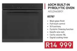 Hirsch's AEG 60cm built-in pyrolytic oven offer