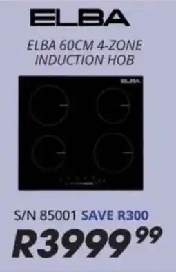 Hirsch's Elba 60cm 4-zone induction hob offer
