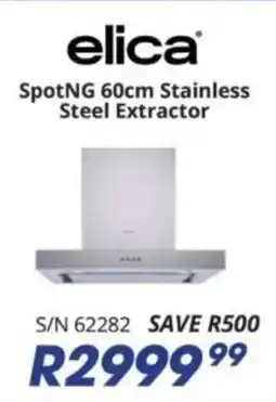 Hirsch's ELBA Elica SpotNG 60cm Stainless Steel Extractor offer