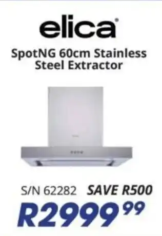 Hirsch's ELBA Elica SpotNG 60cm Stainless Steel Extractor offer