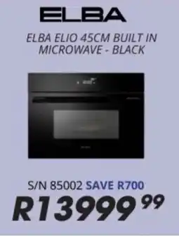 Hirsch's Elba elio 45cm built in microwave offer