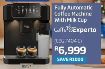 Hirsch's Beko Fully Automatic Coffee Machine With Milk Cup offer