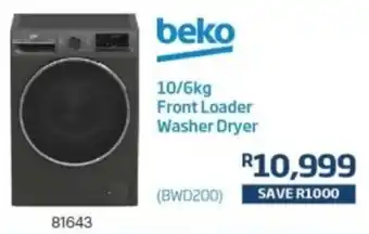 Hirsch's Beko Front Loader Washer Dryer offer