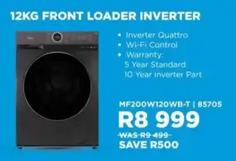 Hirsch's Midea front loader inverter offer