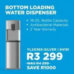 Hirsch's Midea bottom loading water dispenser offer