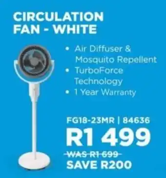 Hirsch's Midea circulation fan white offer