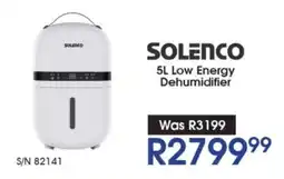 Hirsch's Solenco Low Energy Dehumidifier offer