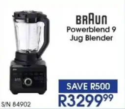 Hirsch's Braun Powerblend 9 Jug Blender offer