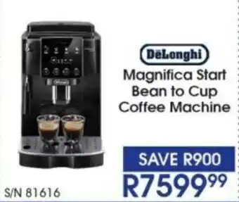 Hirsch's DeLonghi Magnifica Start Bean to Cup Coffee Machine offer