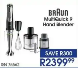 Hirsch's Braun MultiQuick 9 Hand Blender offer