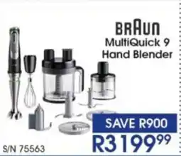 Hirsch's Braun MultiQuick 9 Hand Blender offer