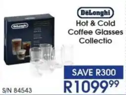 Hirsch's DeLonghi Hot & Cold Coffee Glasses Collectio offer