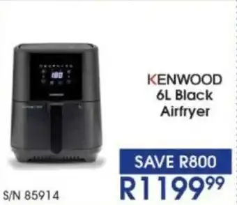 Hirsch's KENWOOD Black Airfryer offer