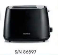 Hirsch's KENWOOD Matt Black 2 Slice Toaster offer
