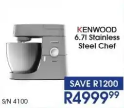 Hirsch's KENWOOD Stainless Steel Chef offer