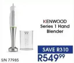 Hirsch's KENWOOD Series 1 Hand Blender offer