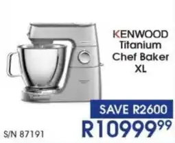 Hirsch's KENWOOD Titanium Chef Baker XL offer