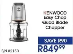 Hirsch's KENWOOD Easy Chop Quad Blade Chopper offer
