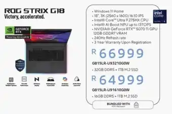 Computer Mania ASUS ROG Strix G18 offer