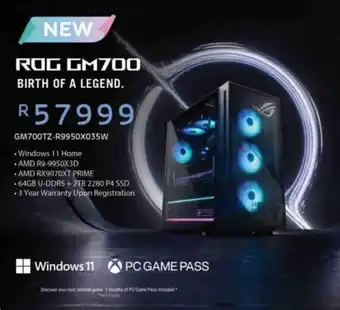 Computer Mania ASUS ROG GM700 offer