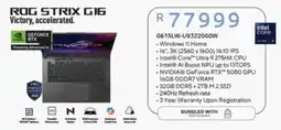 Computer Mania ASUS ROG Strix G16 offer