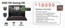 Computer Mania ASUS TUF Gaming A16 offer