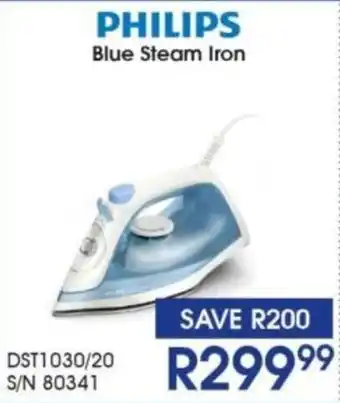 Hirsch's Philips Blue Steam Iron offer