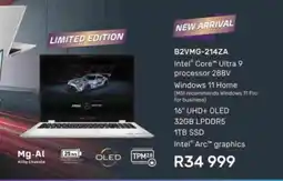 Computer Mania Msi Intel Core Ultra 9 processor offer