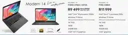 Computer Mania Msi Modern 14 Intel Core i5 processor 1334U offer
