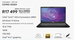Computer Mania msi Modern 15H AI Intel Core Ultra 9 processor 285H offer