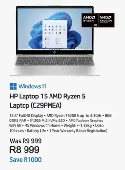 Computer Mania HP Laptop 15 AMD Ryzen 5 Laptop offer