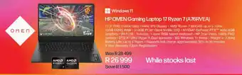 Computer Mania HP OMEN Gaming Laptop 17 Ryzen 7 offer