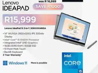 Computer Mania Lenovo IdeaPad 5i 2-in-1 offer