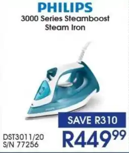 Hirsch's Philips 3000 Series Steamboost Steam Iron offer