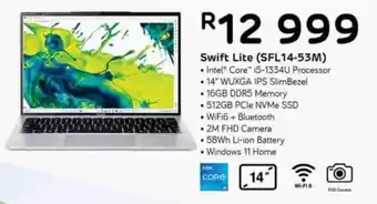 Computer Mania Acer Swift Lite Intel Core i5-1334U Processor offer