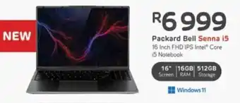 Computer Mania Packard Bell Senna i5 16 Inch FHD IPS Intel Core i5 Notebook offer