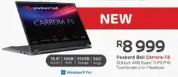 Computer Mania Packard Bell Carrera-F5 15.6 Inch AMD Ryzen 5 IPS FHD Touchscreen 2-in-1 Notebook offer