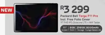 Computer Mania Packard Bell Targa F11 Pro Incl. Free Folio Cover 11" FHD IPS Octacore LTE + Wifi Tablet offer