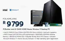 Computer Mania PCBuilder Intel i5-12400 HOME Master Windows 11 Desktop PC offer