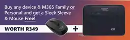 Computer Mania Sleek Sleeve & Mouse offer