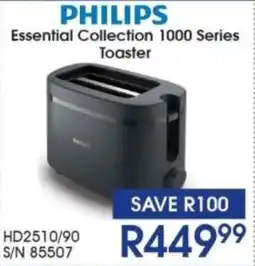 Hirsch's Philips Essential Collection 1000 Series Toaster offer