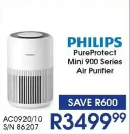 Hirsch's PHILIPS PureProtect Mini 900 Series Air Purifier offer