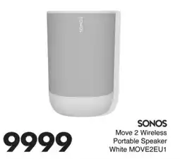 Save Hyper Sonos Move 2 Wireless Portable Speaker White offer