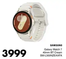 Save Hyper SAMSUNG Galaxy Watch 7 40mm BT Cream offer