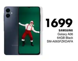 Save Hyper SAMSUNG Galaxy A06 64GB Black offer