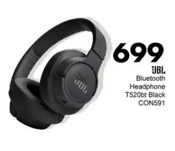 Save Hyper JBL Bluetooth Headphone T520bt Black CON591 offer